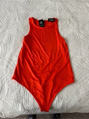 Express Vibrant Orange Bodysuit